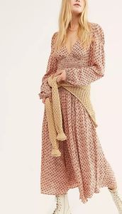 NEW- Free People Indigo Child Midi Dress